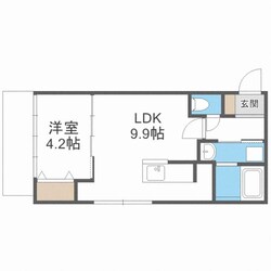 パルクヴィレN21の物件間取画像